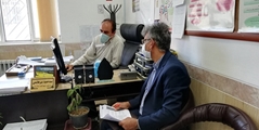 بازدید ناظر معاونت بهداشت از شبکه بهداشت و درمان خرم بید