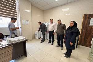 نصب دستگاه UPS در مرکز خدمات جامع سلامت حضرت ولی‌عصر(عج) صفاشهر با حضور سرپرست شبکه
