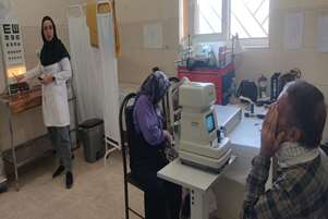   ارائه خدمات چشم‌پزشکی و دندان‌پزشکی در اردوی جهادی مرکز جامعه سلامت قشلاق