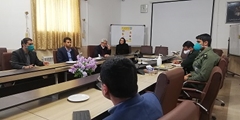 هم اندیشی شبکه بهداشت و سپاه پاسداران خرم بید برای پیشگیری از کروناویروس