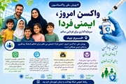 «واکسن امروز، ایمنی فردا»؛ گامی مؤثر برای سلامت و آینده‌ای ایمن‌تر