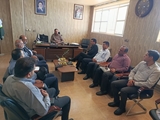 بازدید و پایش حوزه پشتیبانی شبکه بهداشت و بیمارستان حضرت ولی‌عصر(عج) خرم‌بید